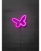 BRIGHT DESIGN Neonskilt Sommerfugl H.16 x B.23 cm