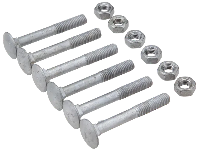 Vagnsbult med mutter M8x60