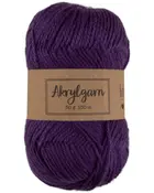 Akrylgarn 50 g - lila 