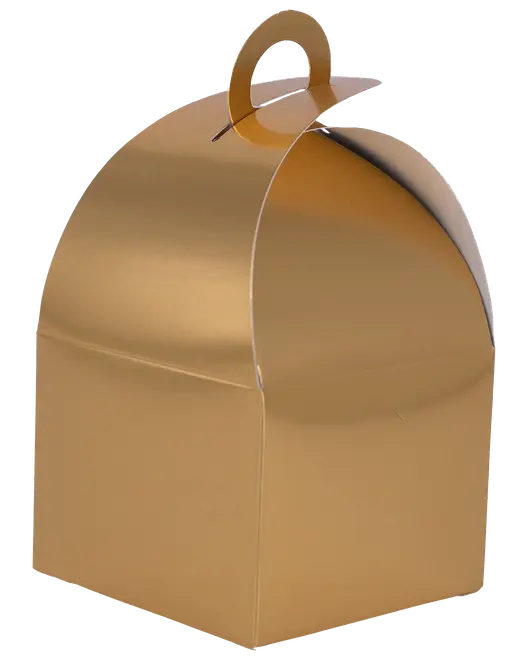 Presentväska mini guld 10 st