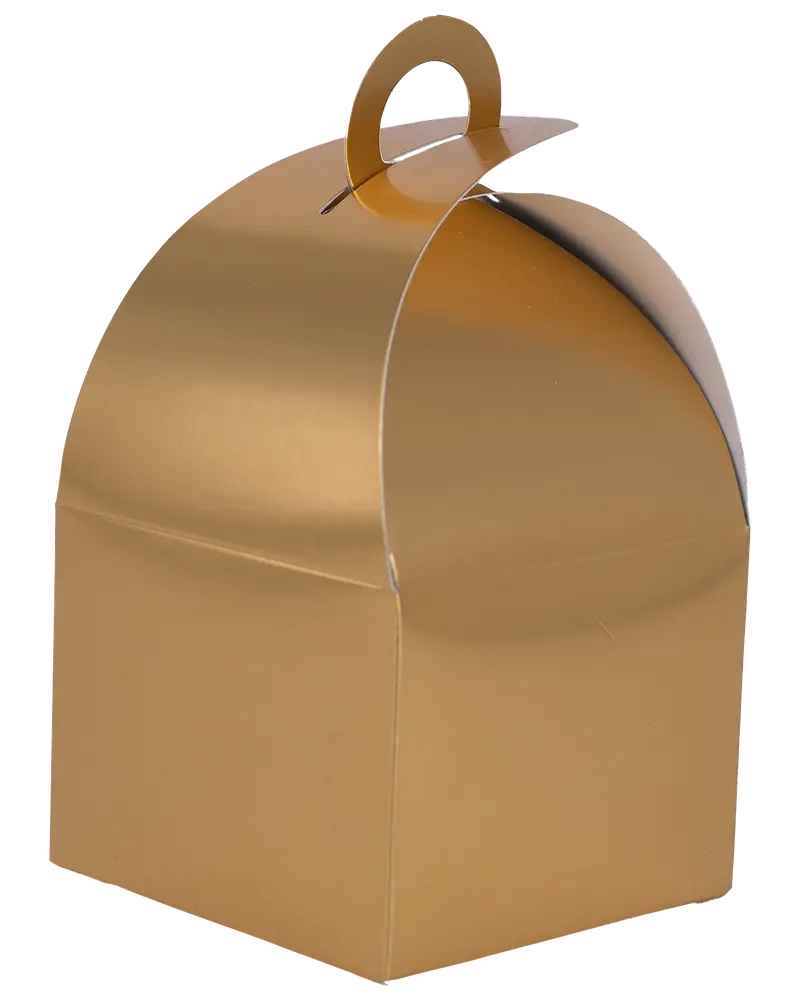 Presentväska mini guld 10 st