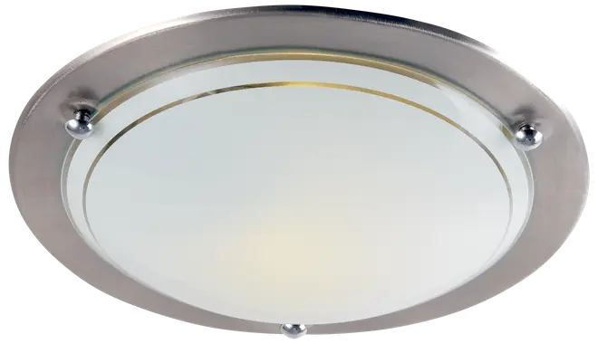 Plafond 30 cm mattkrom