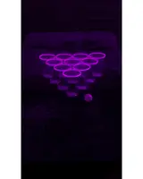 Glow beer pong