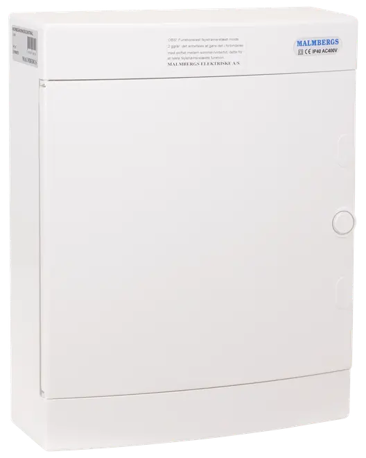 Förmonterad normcentral 24 modul - 2 rader