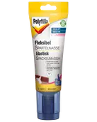 Polyfilla Fleksibel Spartelmasse, 330g tube med applikator, til udfyldning af revner og fuger i vægge og lofter. Til indendørs brug, hvid, nem at påføre, tørrer hurtigt.
