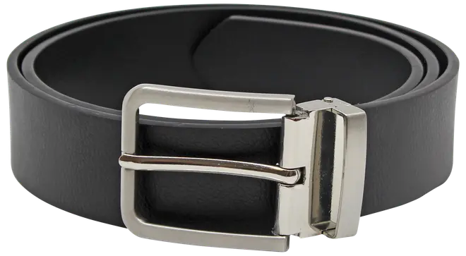 Läderbälte - svart storlek XL