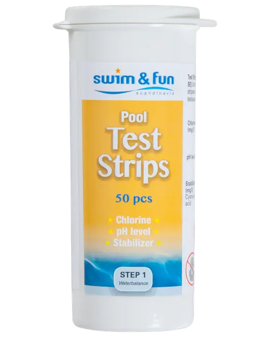 Swim & Fun Teststrips til pool 50-pak