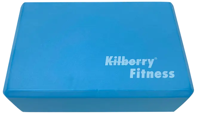 Kilberry Fitness Yoga blok 15 x 23 x 7,5 cm - blå