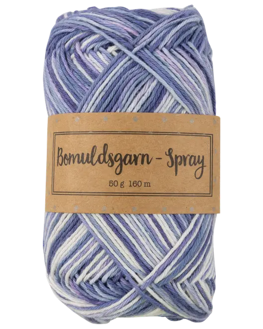 Cotton print garn 50 g - ass. farver