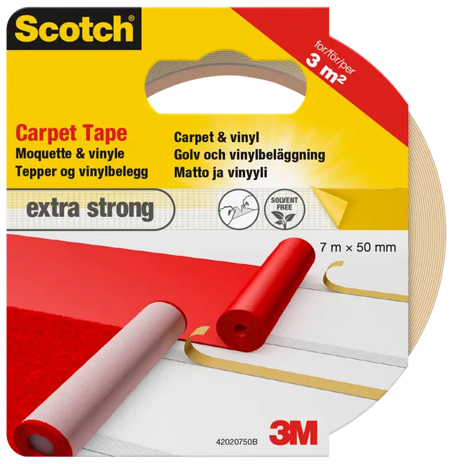 Scotch® Tæppetape Premium Ekstra Stærk 50 mm x 7 meter
