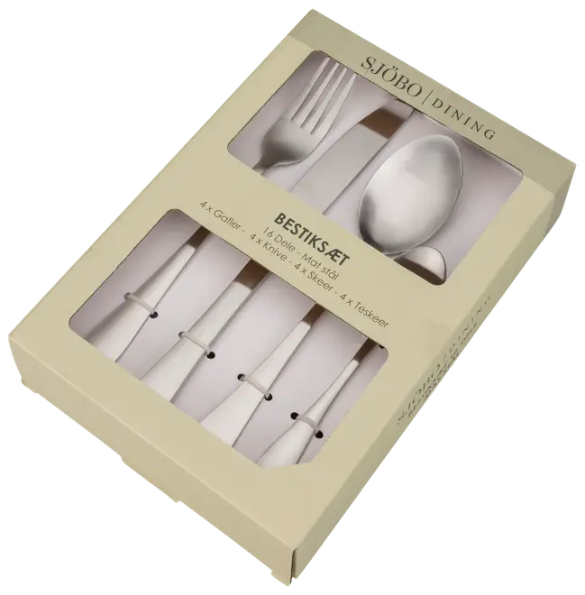 Bestickset 16 delar - matt