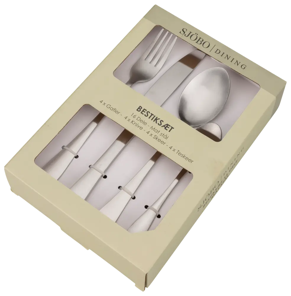 Bestickset 16 delar - matt