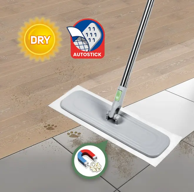 Tørklude til fladmoppe 20-pak