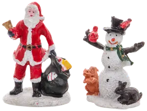 Julfigurer för jullandskap