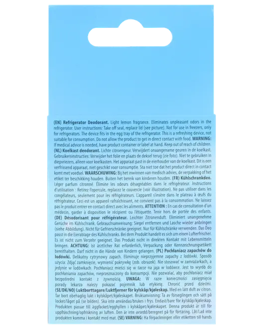 Luftfräschare kylskåp citron