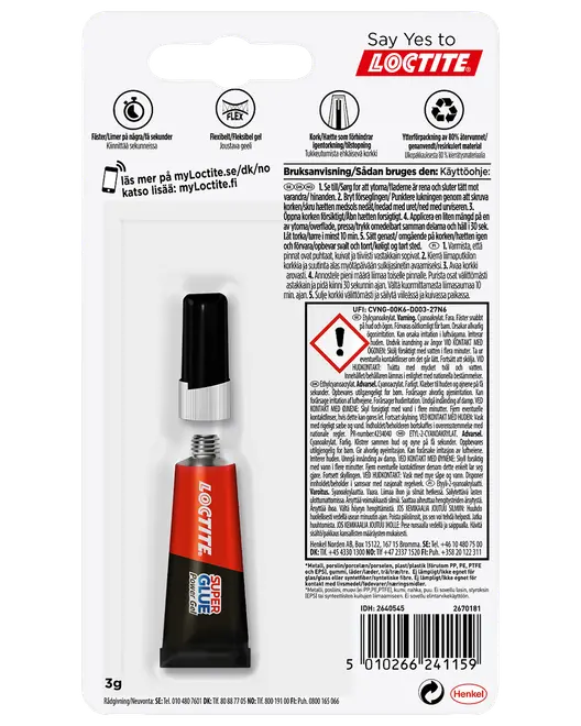 Loctite flex gel 3 gr