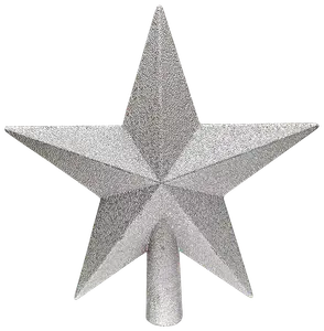 Toppstjärna silver - 20 cm 