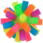 Bold med lys Ø7 cm - multifarvet