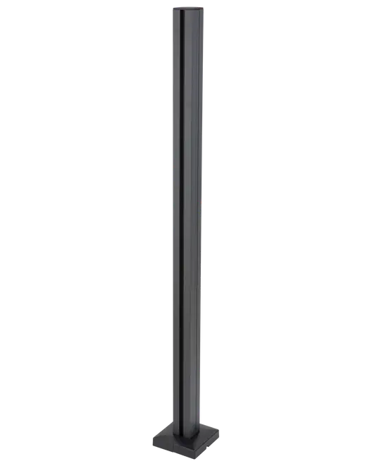 Aluminiumsstolpe til glashegn