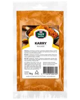 80g återförslutningsbar påse med Taste Nature All Round kryddmix, mångsidig kryddblandning med paprika, salt och kryddor. Tydlig framsida med ingredienser och instruktioner.