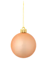  Julgranskulor Ø5 cm 10-pack - Roséguld