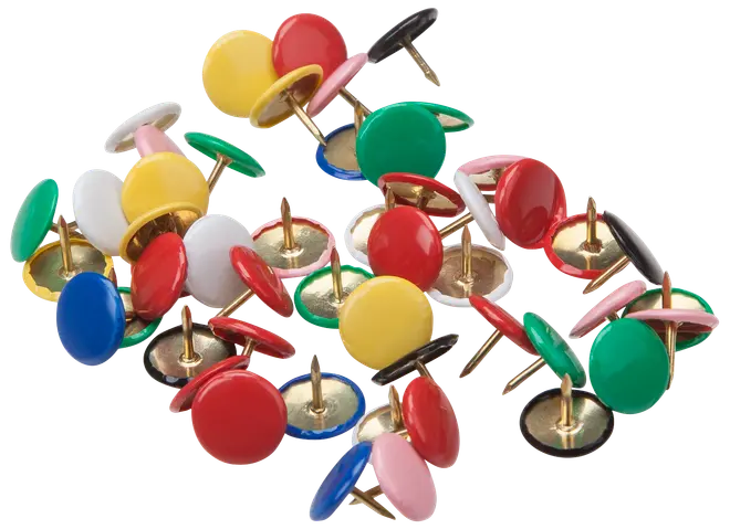 HÄFTSTIFT BLANDADE FÄRGER 50ST