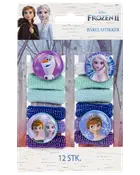 Hårelastikker Frozen 12 stk
