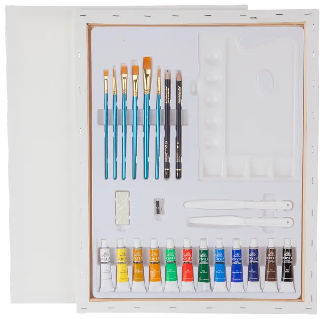 Konstnärsset 27 delar 40x50cm