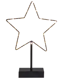 Metallstjärna på fot