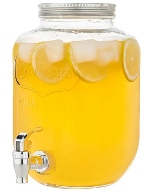 Glasburk med kran 4 L