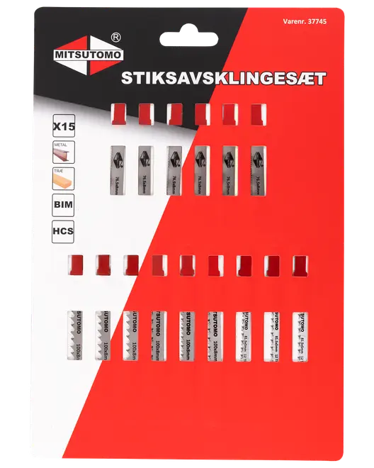 Mitsutomo Sticksågblad 15 delar