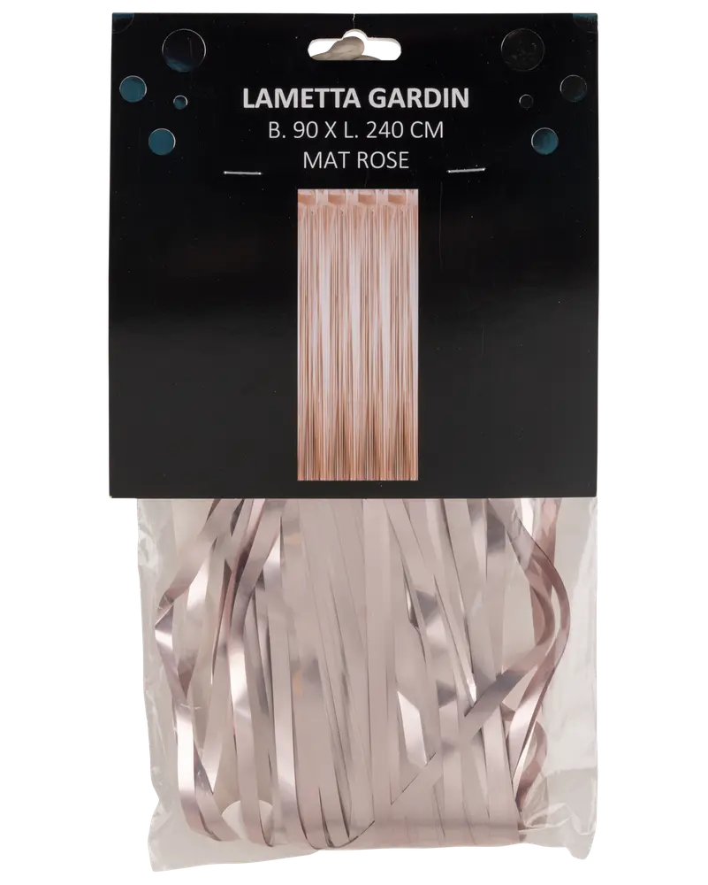 Glitterdraperi - rosa