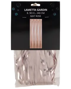 Glitterdraperi - rosa