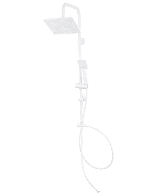 Carlsbad brusesæt med 2 brusere firkant - hvid