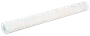 Hvid plasttube, cylindrisk og hul, glat overflade, ensartet tykkelse. Velegnet til VVS eller gør-det-selv-projekter. Standardlængde, åben i begge ender, let og holdbar.