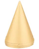 Nyårshatt guld 6-pack