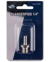 Nippel för slang 1/4"