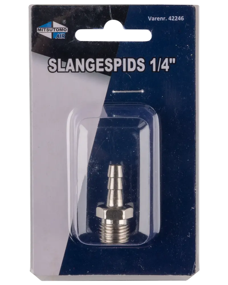 Nippel för slang 1/4"