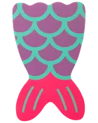 Simbräda Mermaid/Shark – 40 cm