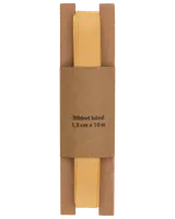 Ribbad band 1,5 cm x 10 meter - Guld