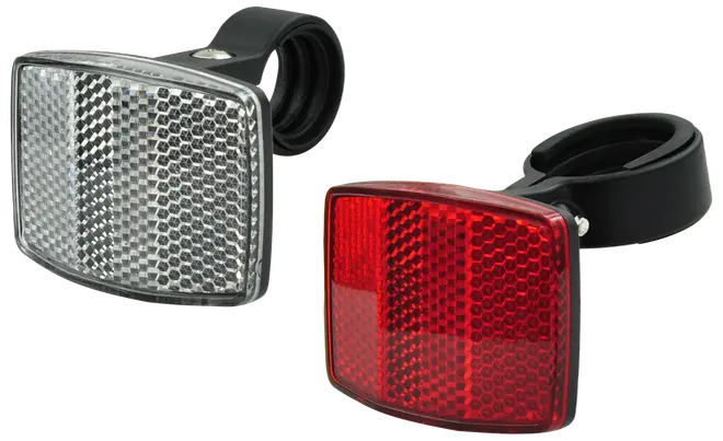 Greenfield Reflekssæt hvid/rød til cykel