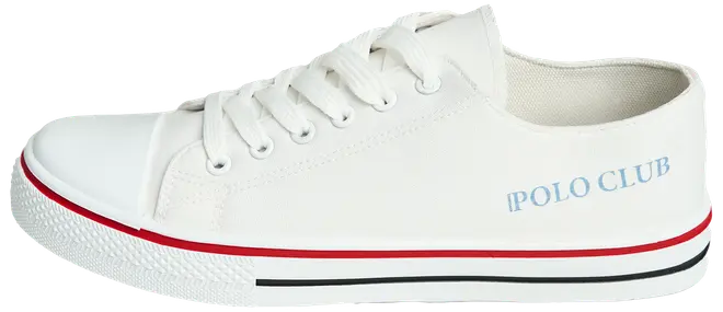 Kingshill Polo Club Canvas sko - hvid