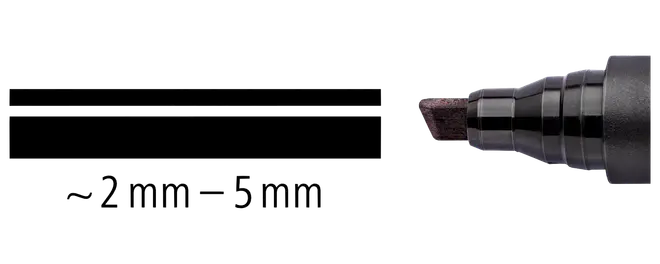 Staedtler Permanent pen Lumocolor 2-5 mm - sort