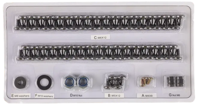 Skruesæt til gasgrill PRO 3 + 1 IR