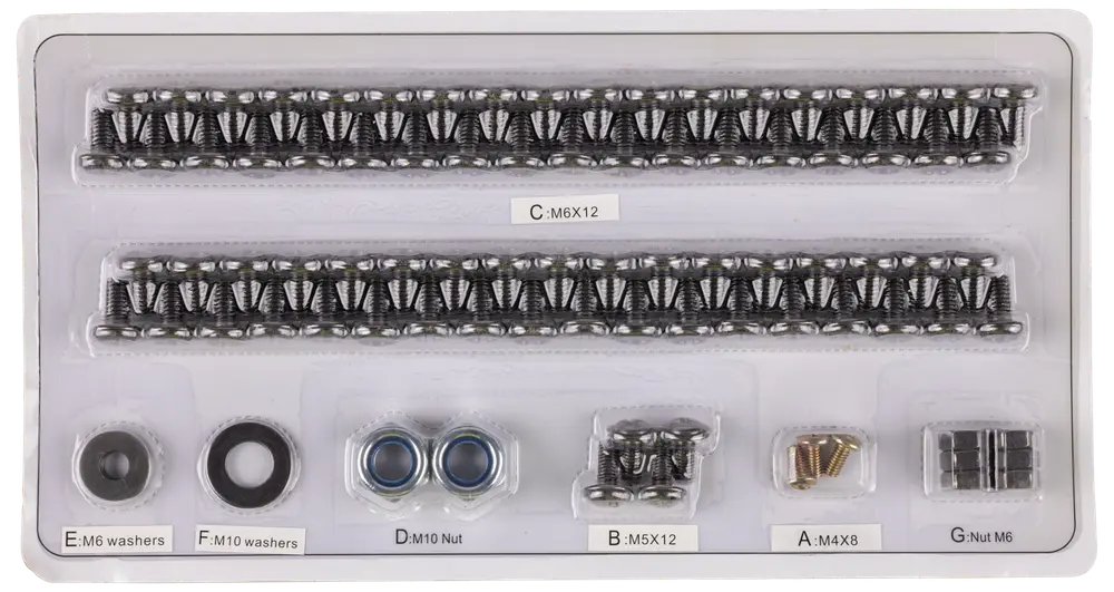 Skruesæt til gasgrill PRO 3 + 1 IR