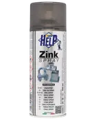 Super Help zinkspray aerosol dåse med mørk hætte, 400 ml, til korrosionsbeskyttelse af metaldele og beslag.