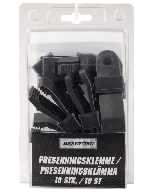 Presenningsklemme 10-pak