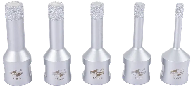 Mitsutomo Diamantborsæt 5 dele