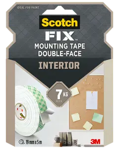 Scotch-FIX™ Dobbeltklæbende INDE 19 mm x 5 meter