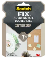 Scotch-FIX™ Dobbeltklæbende INDE 19 mm x 5 meter